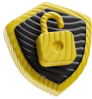 Escudo de seguridad con candado Kivoo